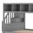 Twin Over Full Bunk Bed with Built-In Stairs-2119065572
