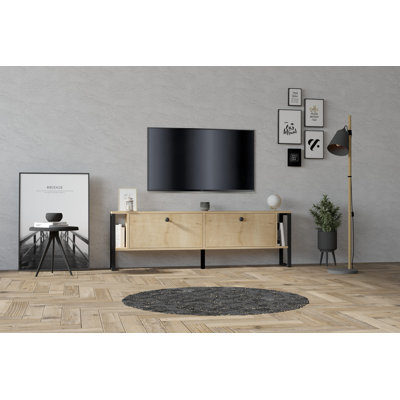 Puqa Design Unfinished TV Stand for TVs up to 70"
