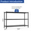Tablettes de rangement réglables robustes, l 59,6 po x P 24 po-1161175021