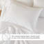 Draps 100% coton de literie - 6 pièces de draps en coton tissé en satin de coton-110115458-110115453