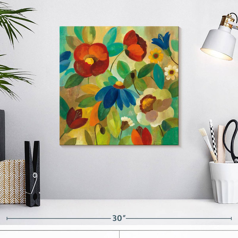 Summer Floral I, 16" H x 16" W