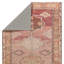 Debary Machine Washable Performance Orange/Pink/Brown Rug-1682649320