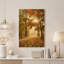 Art mural sur toile Sunlit Autumn Forest-140748446