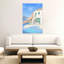 Brazil Colorful Vibrant Abstract Bird City Coastal Wall Art Print-1706654337