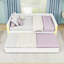 Lit de jour rembourré double TG avec lit gigogne simple, lumière DEL et pieds centraux-594917529