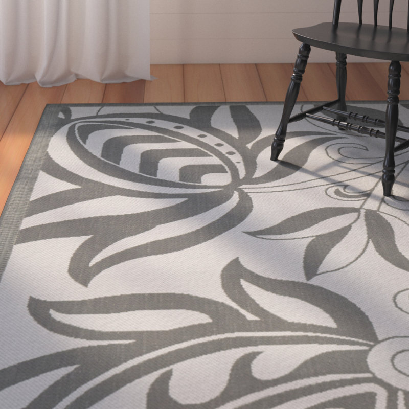Herefordshire Performance Floral Indoor/Outdoor Area Rug, Rectangle 8' x 11'