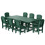 Ensemble de salle à manger 9 pièces 44 po x 94 po Heritage-109787824-125118831