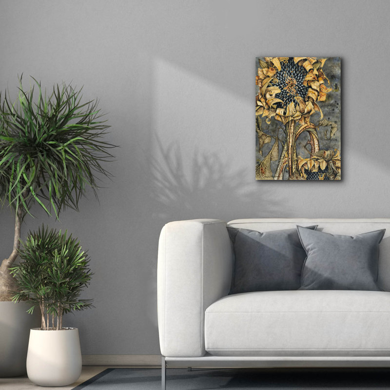 " Duskflower " by Maggie Vandewalle, 26" H x 18" W x 0.75" D