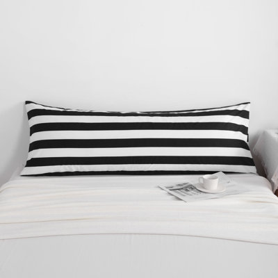 1 Pack Body Pillowcase, Brushed Microfiber Wrinkle & Fade Resistant Body Pillow Cover with Envelope Closure, 20"x 54" (Body Pillow Not Included)