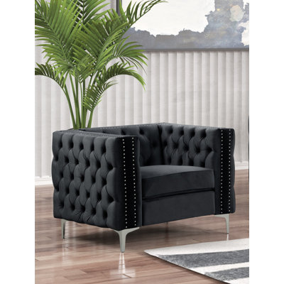 Nasteho Velvet Armchair