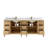 84'' Double Bathroom Vanity with Quartz Top-90698577-92504126