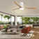 Kemp 52'' 3 -Blade LED Flush Mount Ceiling Fan with Remote Control and Light Kit Included