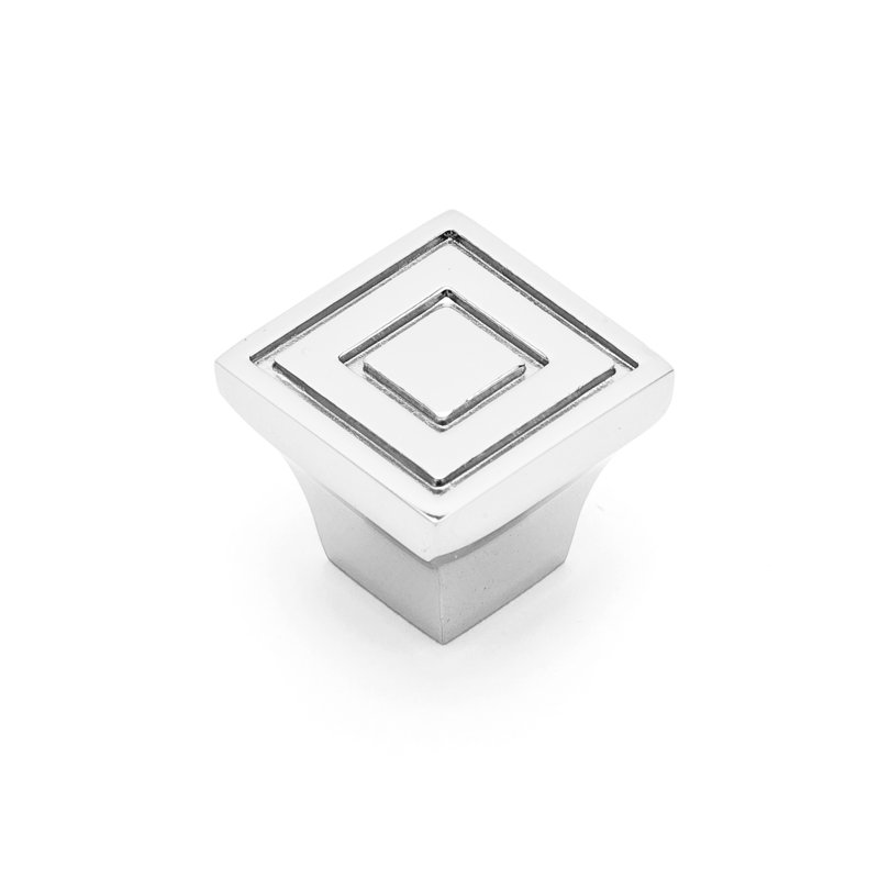 CK Series Square Knob, Small, Polished Nickel