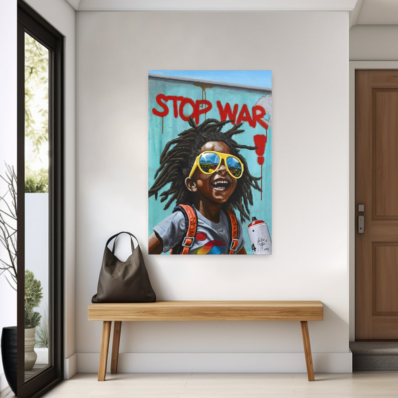 Art contemporain Art contemporain, H 60 po x l 40 po