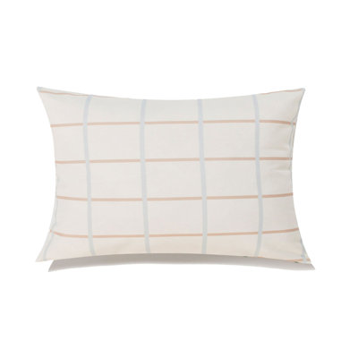 Edward Checks With Feather Down Insert Pillow