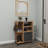 Modern Multi-Purpose Cabinet, Atlantic Pine & Anthracite, 23.6 x 31.9 x 13.8 inches | 100% Melamine Coated Particle Board, 0.7 inches Thick | Features Shelves, Wall-Mountable, and Rolling Legs for Versatile Storage Solutions-109343688