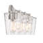  Éclairage pour salle de bain 4 lumières Ballas en nickel satiné-119775489-119775485-119775490