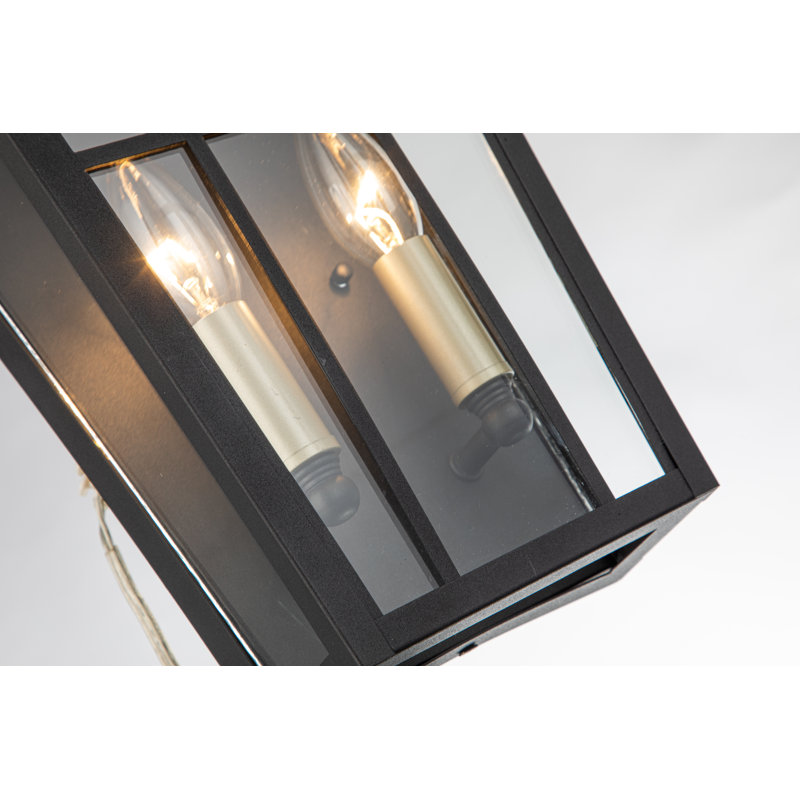 Lanterne murale d'extérieur 2 lumières Ellington Transitional