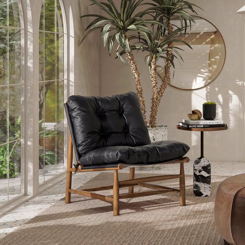 Fauteuil d'appoint 26,5 po Mid-Century