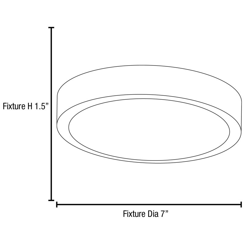 Josephs Acrylic Flush Mount, Silver