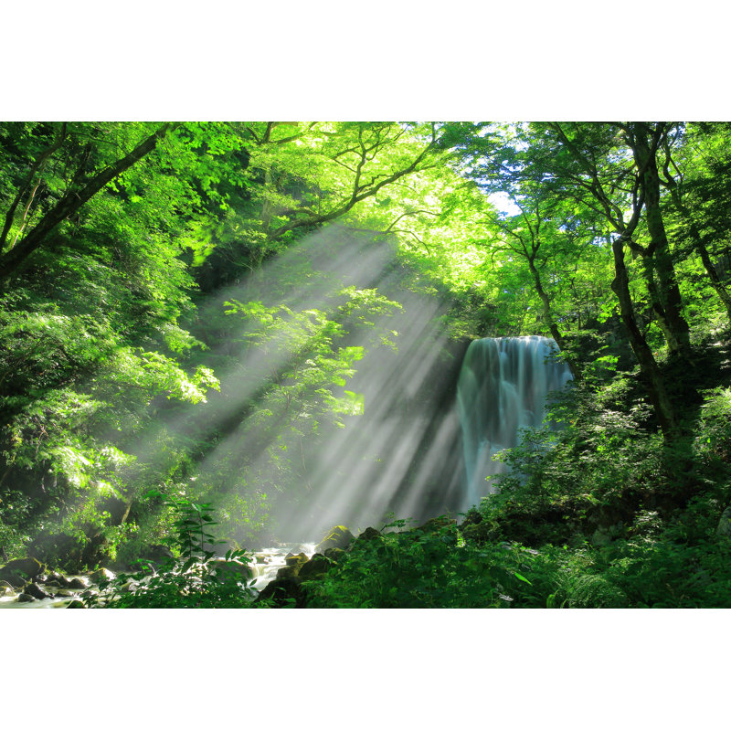 Akita Prefecture Summer Falls by Nattya3714 - Wrapped Canvas Print, 30cm H x 46cm W x 3.8cm D