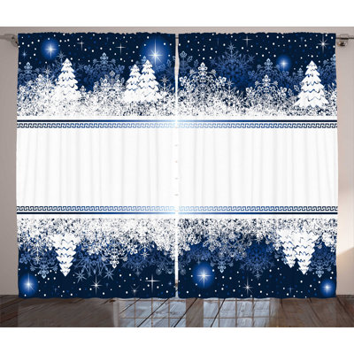 Semi-Sheer Rod Pocket Curtain Panels