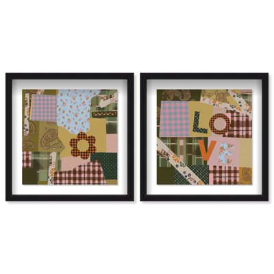 Retro Scarf Set Set by Oliver Gal
