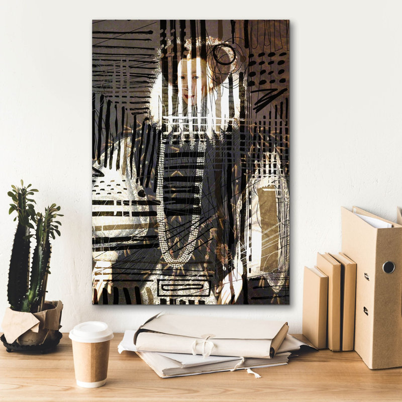 «Elizabeth of England» par Irena Orlov, art mural sur toile, H 26 po x l 18 po x P 0,75 po