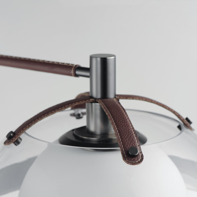 Domain 2 - Light Pendant, Gunmetal, Smoke/Clear
