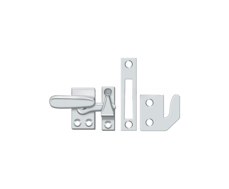 Hardware, 1.3" H x 1.5 W x 0.5" D, Polished Chrome