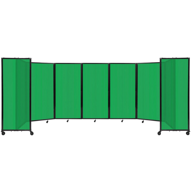 Cloison murale en polycarbonate 360, H 90 po x l 102 po, Vert