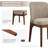  Bason Upholstered Faux Leather Dining Chairs Set of 6-116530376-118303070