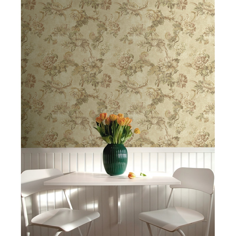Papier peint non collé Seabrook Designs, Brun clair / beige