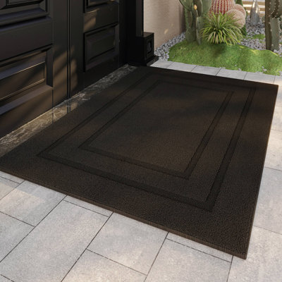 Non-Slip Geometric Doormat