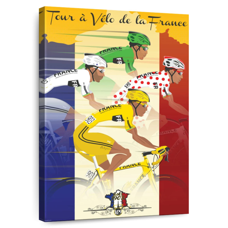 Maillots Sirci Tour De France, H 12 po x l 8 po