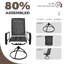  Ensemble 2 pièces de chaises de patio pivotantes à 360 ° 2 pièces