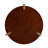 Ntc Tribase 47 Inch Modern Design, Round Dinner Table For Dining Room, Living Room Furniture, Effortless Assembly, Dark Walnut-1422603187