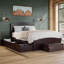 Lit plateforme avec rangement en bois massif Elliana-651792796-651792799