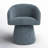 Kyo 24.4" W Chenille Swivel Barrel Chair-104828469
