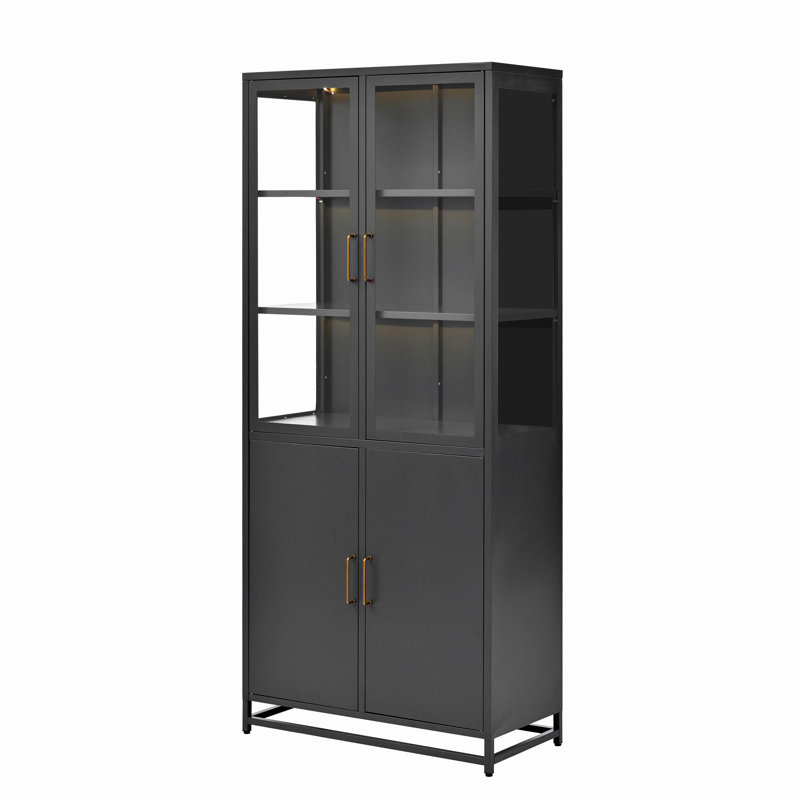 Garde-manger 76,75 po Lackowski, Noir