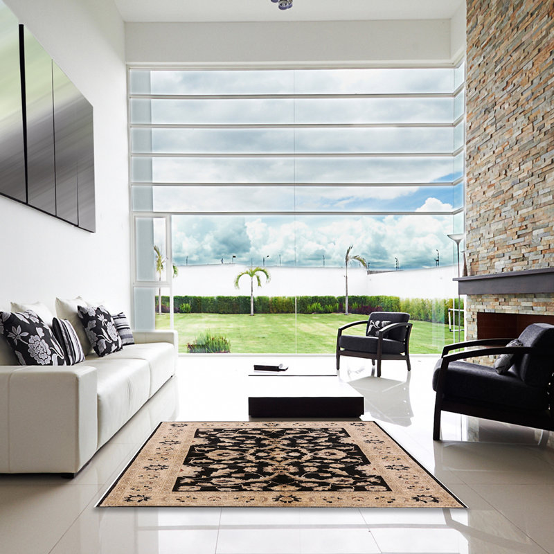 Baghdo Oriental Indoor Rug, Square 4'