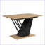 Table basse à aspect géométrique moderne avec structure en métal, peu encombrante et facile à nettoyer-1466664518