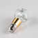 Ice-Cracked Orb LED Light Bules, 3000K Warm White, E26/27 Medium Base Bulbs (Base not included)