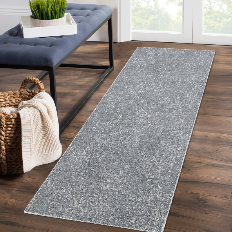Machine Washable Area Rug for Living Room Low Pile Non-Shedding Vintage Carpet for Bedroom Dining Home Office, Runner 2' x 6'