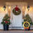 Black Dusk to Dawn Outdoor Wall Light Lanterns with GFCI Outlet-874582211