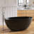 Forma 55'' Freestanding Tub Solid Surface Freestanding Soaking Bathtub-102094217