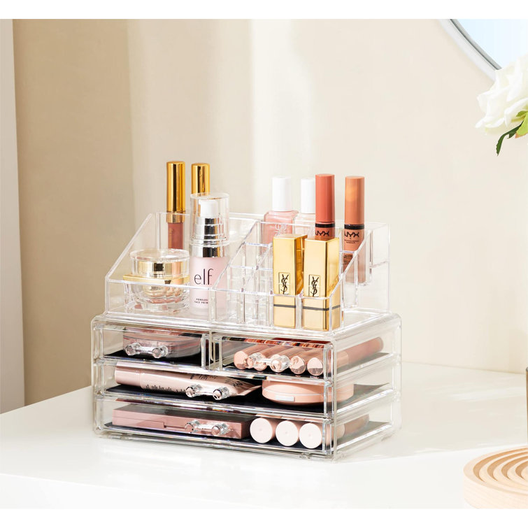 Rebrilliant Concoff Plastic Makeup Organizer | Wayfair