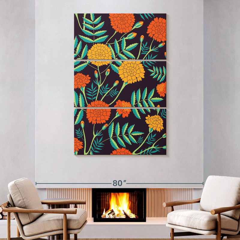 Harnek Blooming Marigolds Pattern