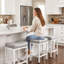 Tabouret de comptoir 24,21 po Michille-1397676478-1367283689