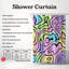 Rideau de douche Pastel Wave Art - Premium-1187870898